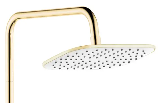 Душова система Rea Melia gold white з виливом REA-P2406, Золотий - фото 4