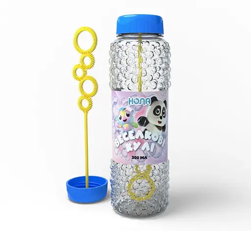 Мильні бульбашки Веселкові кулі, 300 мл, Нола