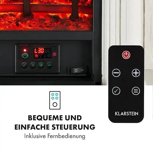 Електричний камін Klarstein Etna Pozzolana 1800 Вт (100350410) - фото 3