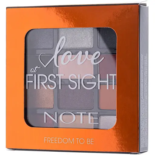 Палетка теней Note Cosmetique Love At First Sight Eyeshadow Palette №203 (Freedom to Be) 15.6 г - фото 5