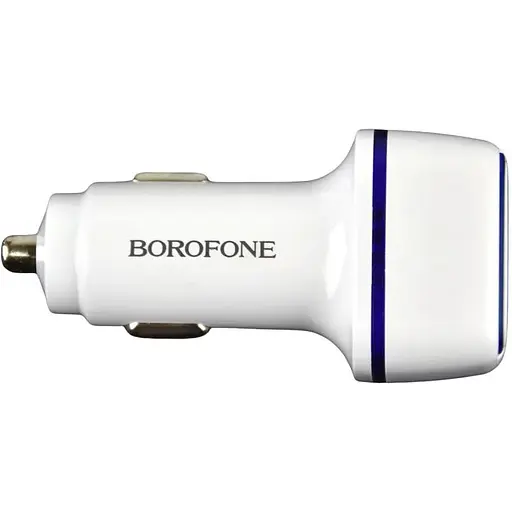 Автомобильное зарядное устройство Borofone BZ14A PD20W QC3.0 Type C to Lightning 3A Белый - фото 2
