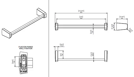 Тримач для рушника Sonia S6 160938 Хром - фото 5