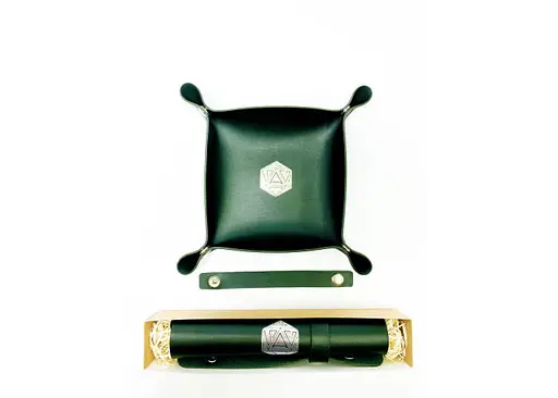 Настольная игра Планета Ігор Лоток для кубиков D20 (зеленый) (Dice tray D20 green) (pi-dt015) - фото 3