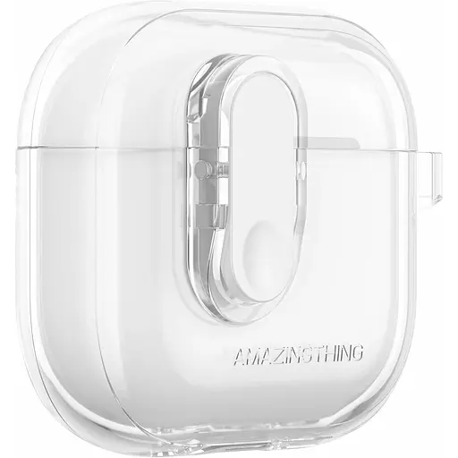 Чехол AmazingThing Minimal Click Case для AirPods 4 Clear [143233] - фото 3