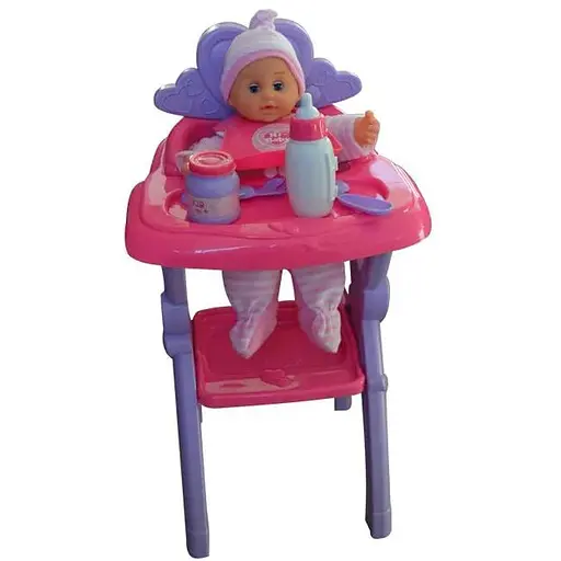 Игровой набор стульчик для кормления и пупс ID39B