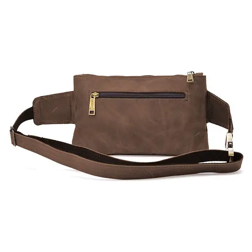 Шкіряна чоловіча сумка на пояс TARWA 26х16х3 см nsa0001315 - фото 6