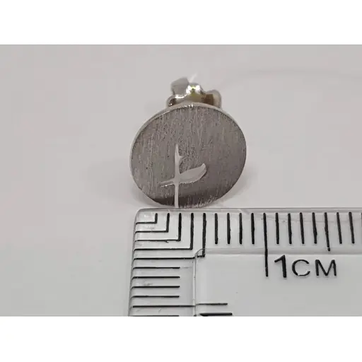 Срібні сережки-пуссети Qvaliz. 90201257 - фото 3