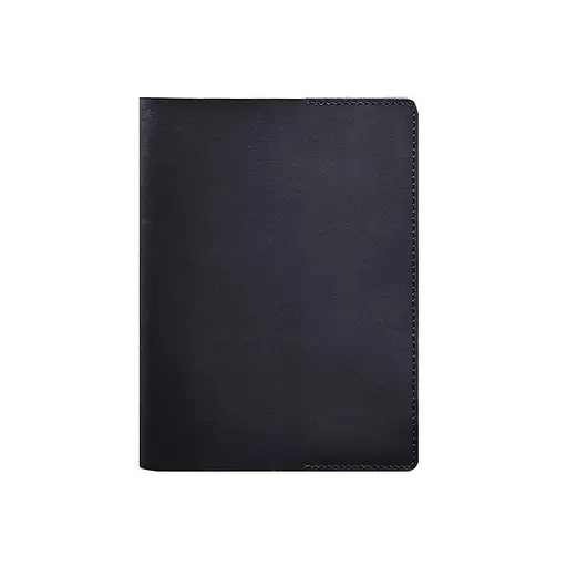 Шкіряна обкладинка для блокнота 6.0 (софт-бук) синя - фото 7