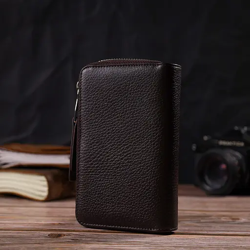 Жіночий шкіряний гаманець Canpellini 9.5х15.5х2.5 см acs0025562 - фото 7