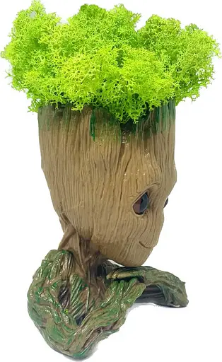 Кашпо горшочек со стабилизированным мхом Грут Groot G3 - фото 3