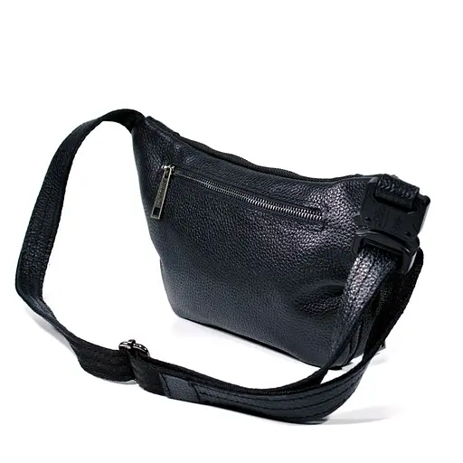 Кожаная мужская сумка на пояс TARWA 14х29х5 см sum0025938 - фото 4