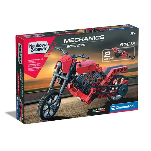 Інтерактивний конструктор 2 в 1 Родстер і Драгстер - Clementoni 50789