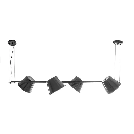 Люстра підвісна Brille для кухні E27 60W BK (BL-522S/4) - фото 3