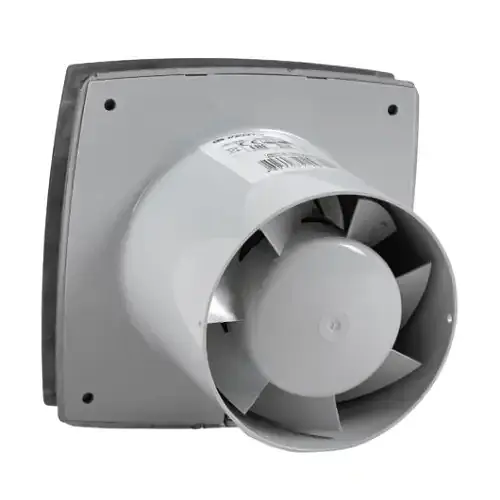 Вентилятор вытяжной бытовой Vents 125 ЛД черного цвета - фото 3