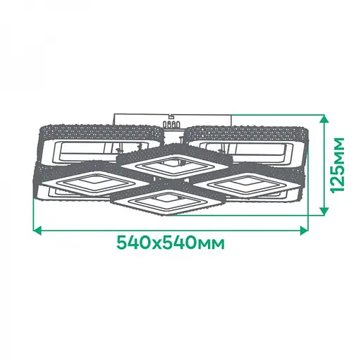 Светильник светодиодный Ardero AL6168ARD 177W 3000K-6500K (80085) - фото 7