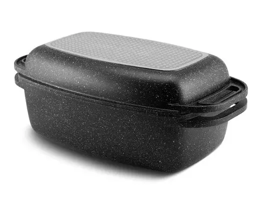 Гусятниця Edenberg EB-4607 прямокутна з кришкою - гриль - фото 3