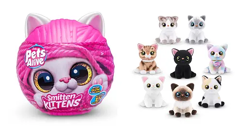 Набір інтерактивний ігровий PETS ALIVE S1 Грайливі кошенята (В асортименті) - фото 2