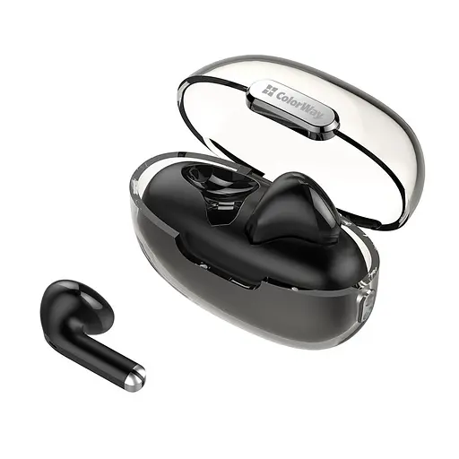 Навушники ColorWay Slim TWS-2 Earbuds Black (CW-TWS2BK) - фото 2