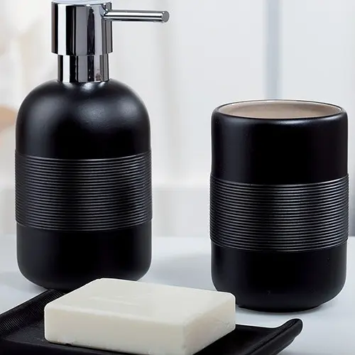 Стакан для ванної KYOTO чорний (40.07654) - фото 2