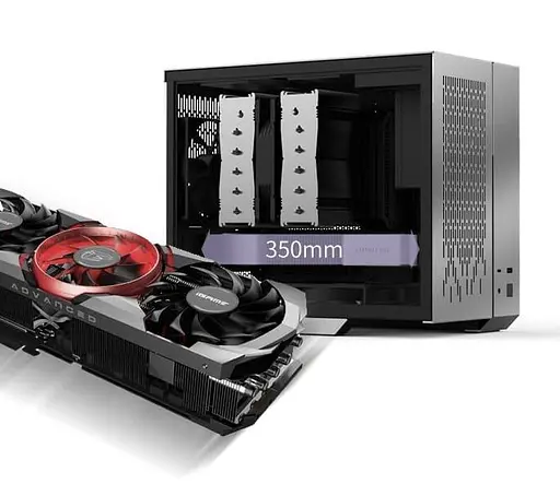 Корпус ALmordor Seiya 180 Matx Dark Silver (ALS180MDS) без блока питания - фото 6