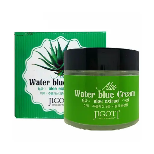 Крем для лица Алоэ ALOE Water Blue Cream Jigott 70 мл - фото 2