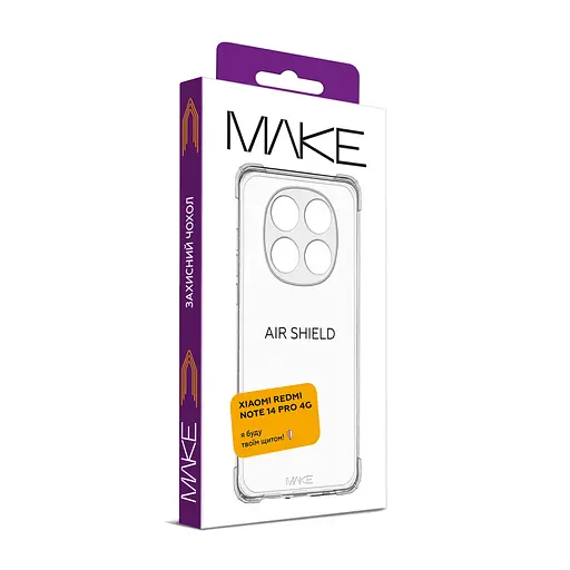 Чохол MAKE Xiaomi Redmi Note 14 Pro 4G AirShield - фото 2