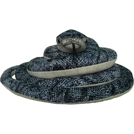 М'яка іграшка Hansa Змія з дитинчам сіра 65 см (4200)