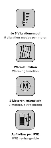 Вибратор-кролик Javida Heating Vibe 22 см розовый - фото 11