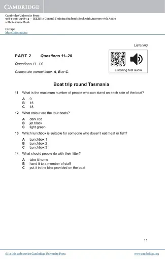 Cambridge Practice Tests IELTS 17 General with Answers, Downloadable Audio - фото 3