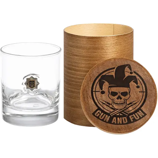 Стакан Gun&Fun с эмблемой Национальной полиции Украины 300 мл - фото 2