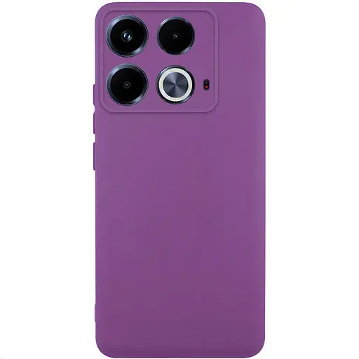 Чехол TPU GETMAN Liquid Silk Full Camera для Infinix Note 40 4G Фиолетовый / Grape