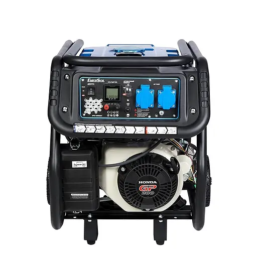 Генератор бензиновий 2.8 кВт EnerSol EPG-3200SEH з двигуном Honda GP-200 (41-00464) - фото 3