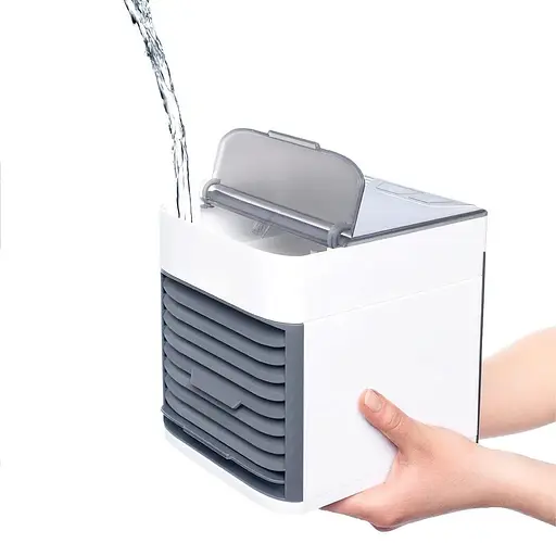 Портативный мини кондиционер 7Вт Arctic Air Ultra G2 3в1 с функцией увлажнения 610мл и подсветкой Белый/Серый - фото 8