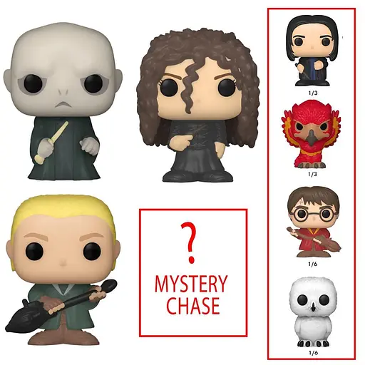 Набор фигурок Funko Bitty Pop Битти поп Voldemort 4 Pack Harry Potter Гарри Поттер 3 см BP V4P HP - фото 2