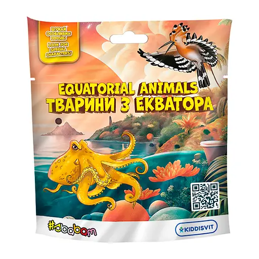 Стретч-игрушка в виде животного – ЖИВОТНЫЕ ЭКВАТОРА (в ассортименте, в дисплее)