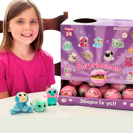 М'яка іграшка-сюрприз Surprizamals SU03255-5024 в асортименті - фото 2