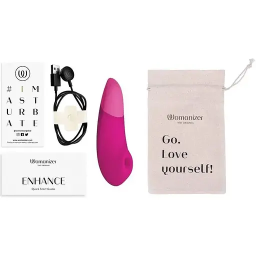 Вакуумный вибратор Womanizer Enhance (Pink) - фото 8