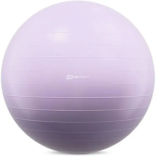 Фітбол Hop-Sport 85 см бузковий + насос - фото 1