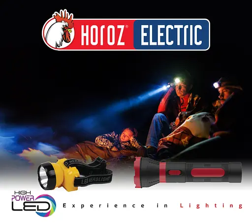 Фонарик ручной светодиодный LED Horoz Electric Best-1 1W красно-черный - фото 6