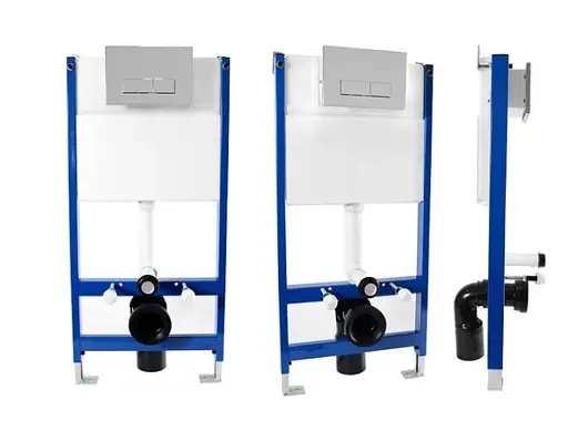 Інсталяція Rea з кнопкою h хром REA-E0014, Хром - фото 2