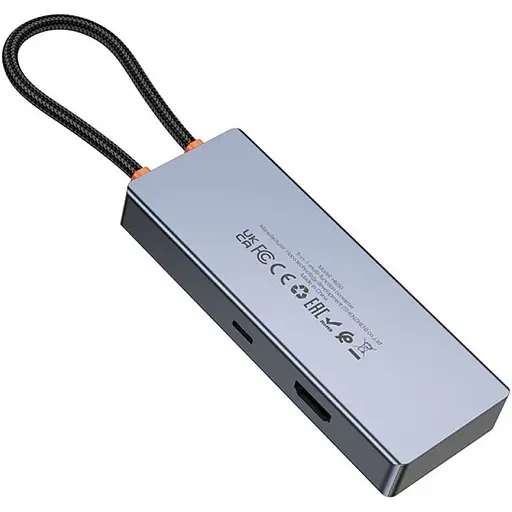 USB-хаб Hoco HB50 Wow 5-in-1 Deep Space Gray [140638] - фото 6