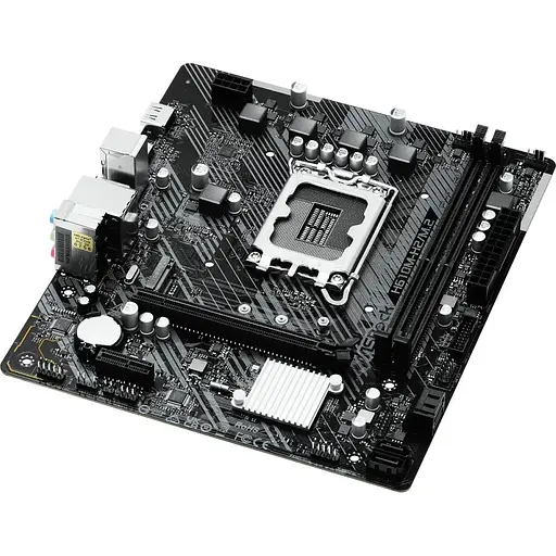 Материнская плата ASRock H610M-H2/M.2 (1700/H610, 2xDDR4, 1xPCIex16, 2xHDMI, 4xSATAIII, M.2, GLan, 7.1ch, mATX) - фото 3