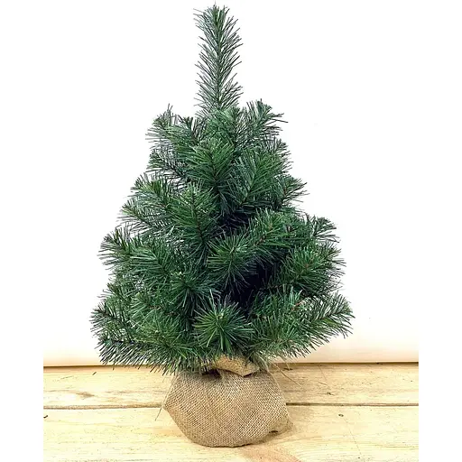 Елка Hvoya Classic в мешковине 50 см зеленая - фото 2