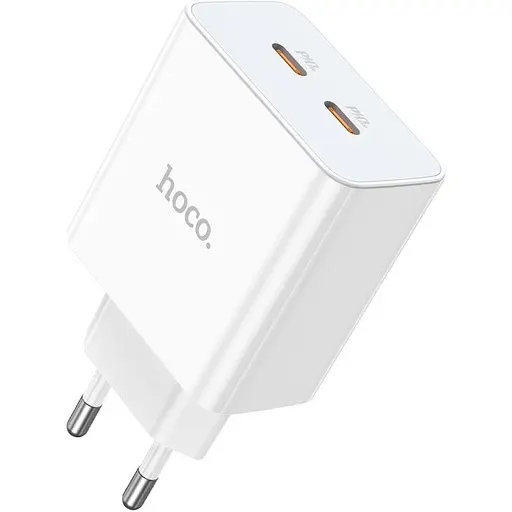 Сетевое зарядное устройство Hoco C108A Leader 35W White (784438) [125142] - фото 2