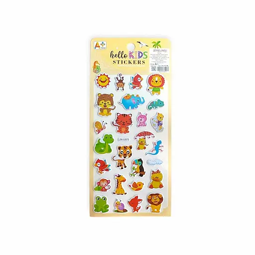 Наліпки дитячі Malevaro 6 дизайнів 12 шт. (762787ML) - фото 3