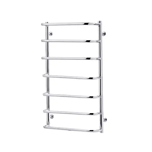 Полотенцесушитель водяной Kroner Скоба ДСп06 900x530/7 с полкой CV018527, Хром, нижнее - фото 1