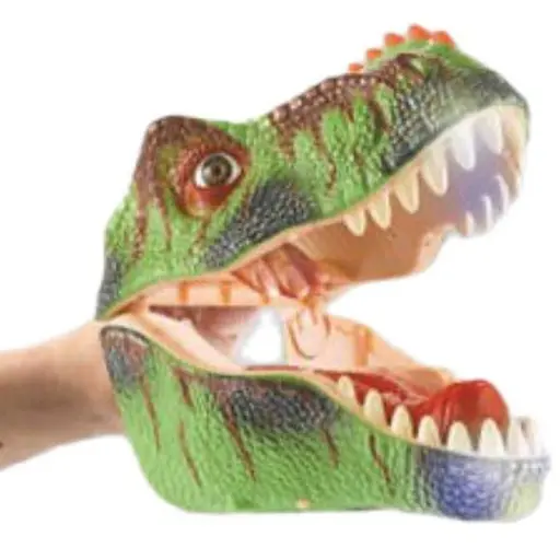 Іграшка на руку Dino Toys Тиранозавр зелений ZJ06 (Q9899-ZJ06) - фото 1