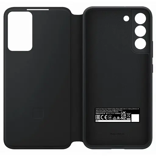 Оригинальный чехол-книжка Samsung S-View Clear View Cover для Galaxy S22 Plus (6.6") Черный EF-ZS906CBEGRU - фото 9