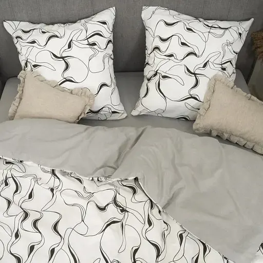 Комплект постільної білизни Viluta євро ранфорс 24290 100% бавовна - фото 3