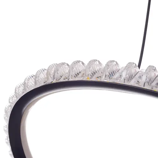 Люстра підвісна Brille світлодіодна в хол 174W WW BK (BR-01 685S/1) - фото 3